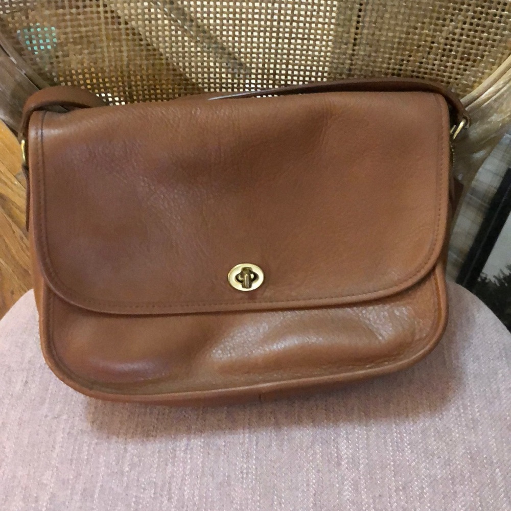 Coach crossbody leather bag